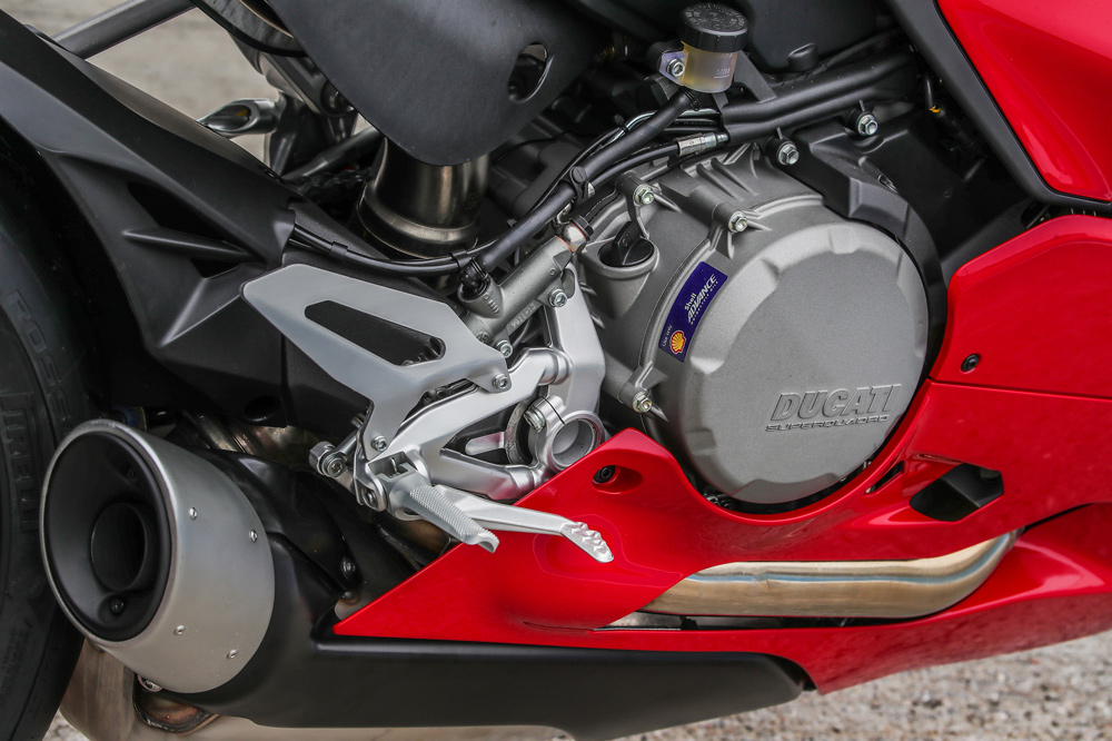 Motor de la Ducati Panigale V2 2020